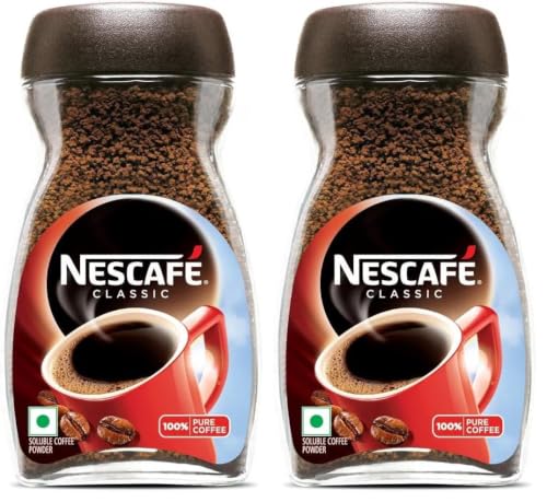 Image of Nescafe Classic Instant Coffee Powder, 48g Bottle (Pack of 2)