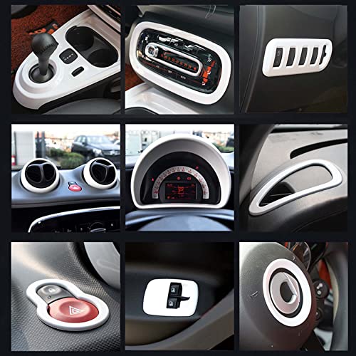 Adesivi Decorativi Bianchi per Interni Auto per