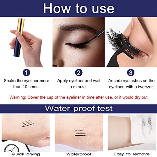 SevenCrown-Magnetic-Lashes-with-Eyeliner-Kit-10-Pairs-3D-Medium-Cat-Eye-Lashes-Upgraded-Magnetic-Liner-Long-LastingNatural-Look-Reusable-Magnetic-Eyelashes-Kit-with-Applicator-Easy-to-Apply
