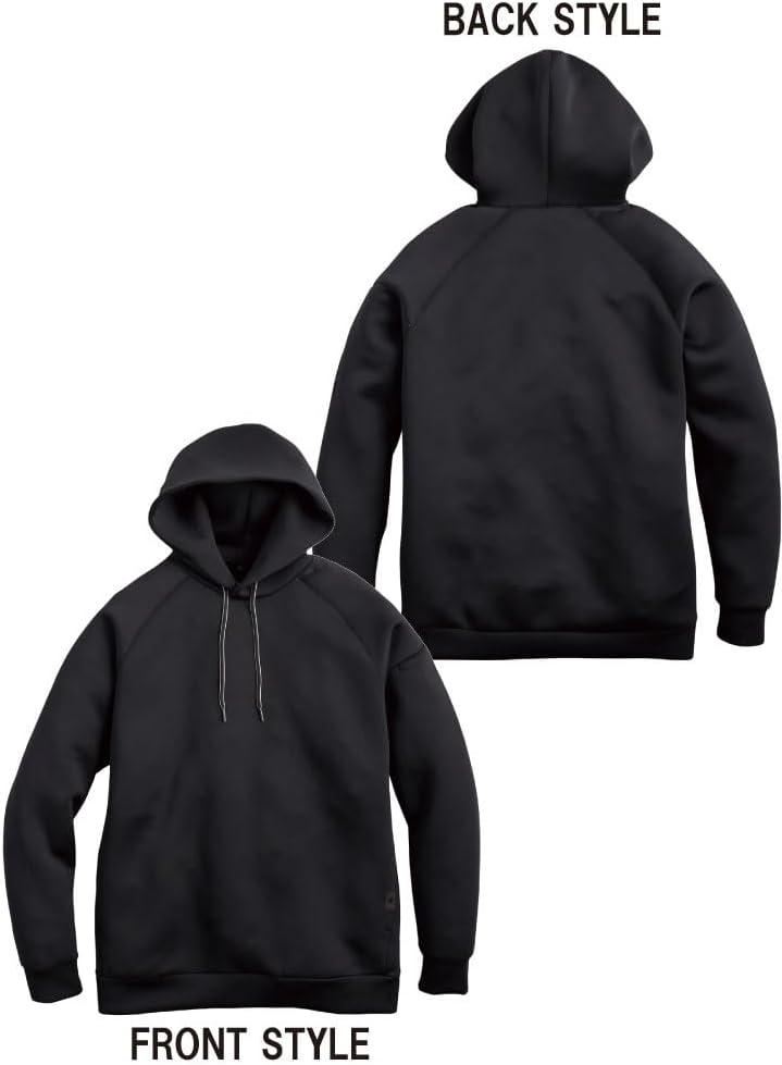 [シンメン] 良く伸びてすぐ乾く暖ボールニットパーカー 秋冬春 UVカット ストレッチ 作業服 作業着 裾制電ケア 吸汗速乾 保温性