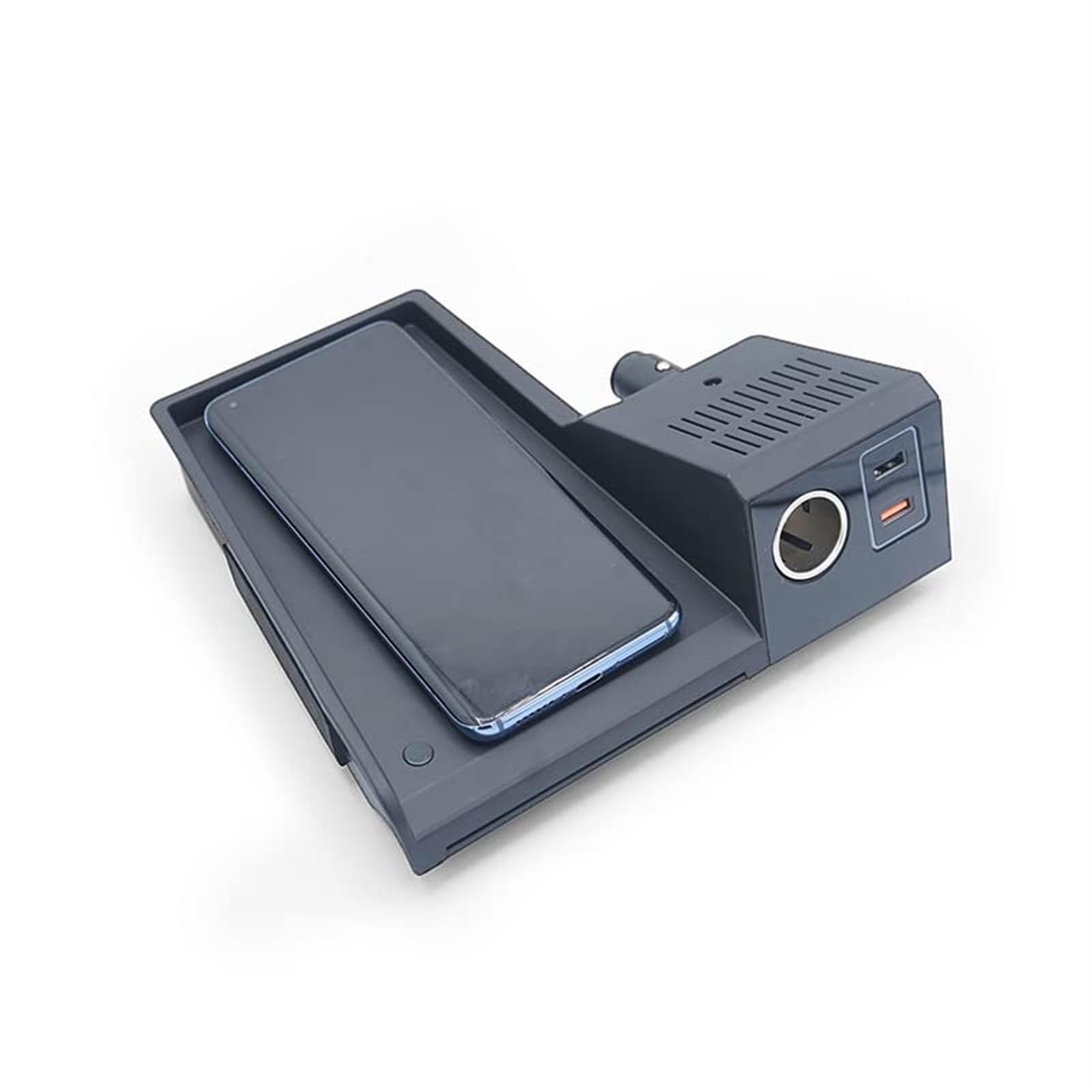 Caricabatterie wireless QI for telefono da auto da 15 W, for accessori accendisigari Crown Road/URV Pannello di ricarica del telefono Tappetino caricabatterie wireless per auto