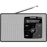 TechniSat DIGITRADIO 2 Radio da tavolo DAB+, FM DAB+, FM, Bluetooth Funzione allarme Nero/Bianco