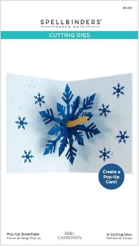Spellbinders S6-212 Pop-Up Snowflake Etched Dies from The Bibis Snowflakes Collection by Bibi Cameron