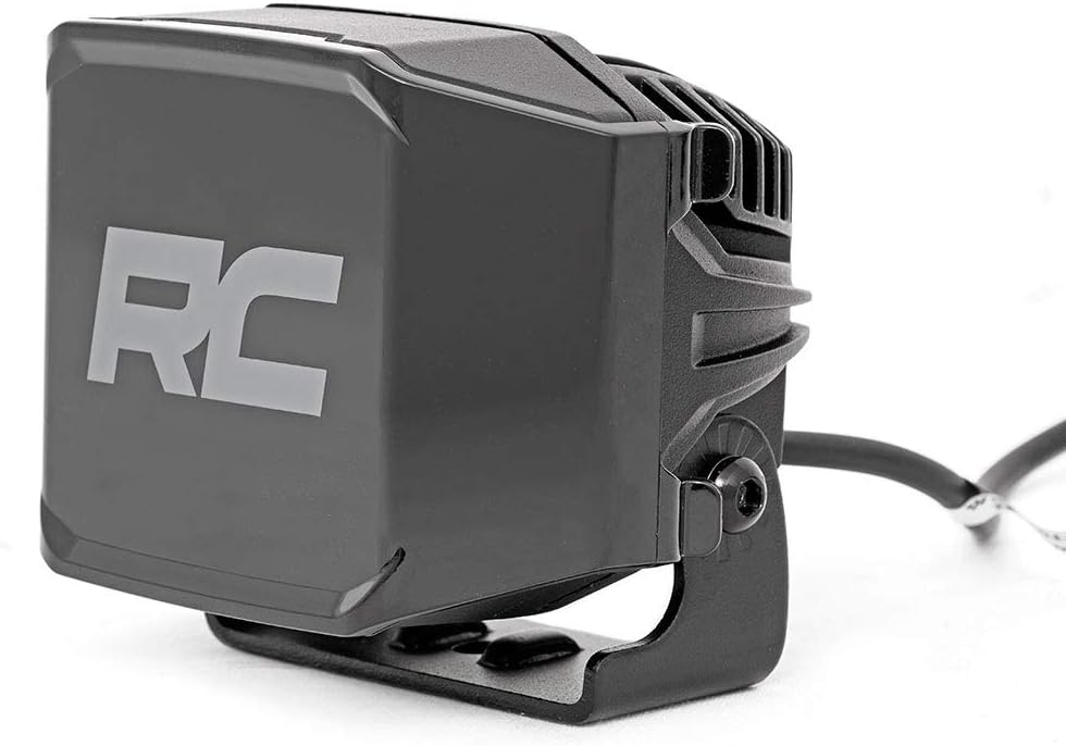 Rough Country 3" Wide Angle OSRAM LED Lights | 13,500 Lumens | Pair - 70904 , Black