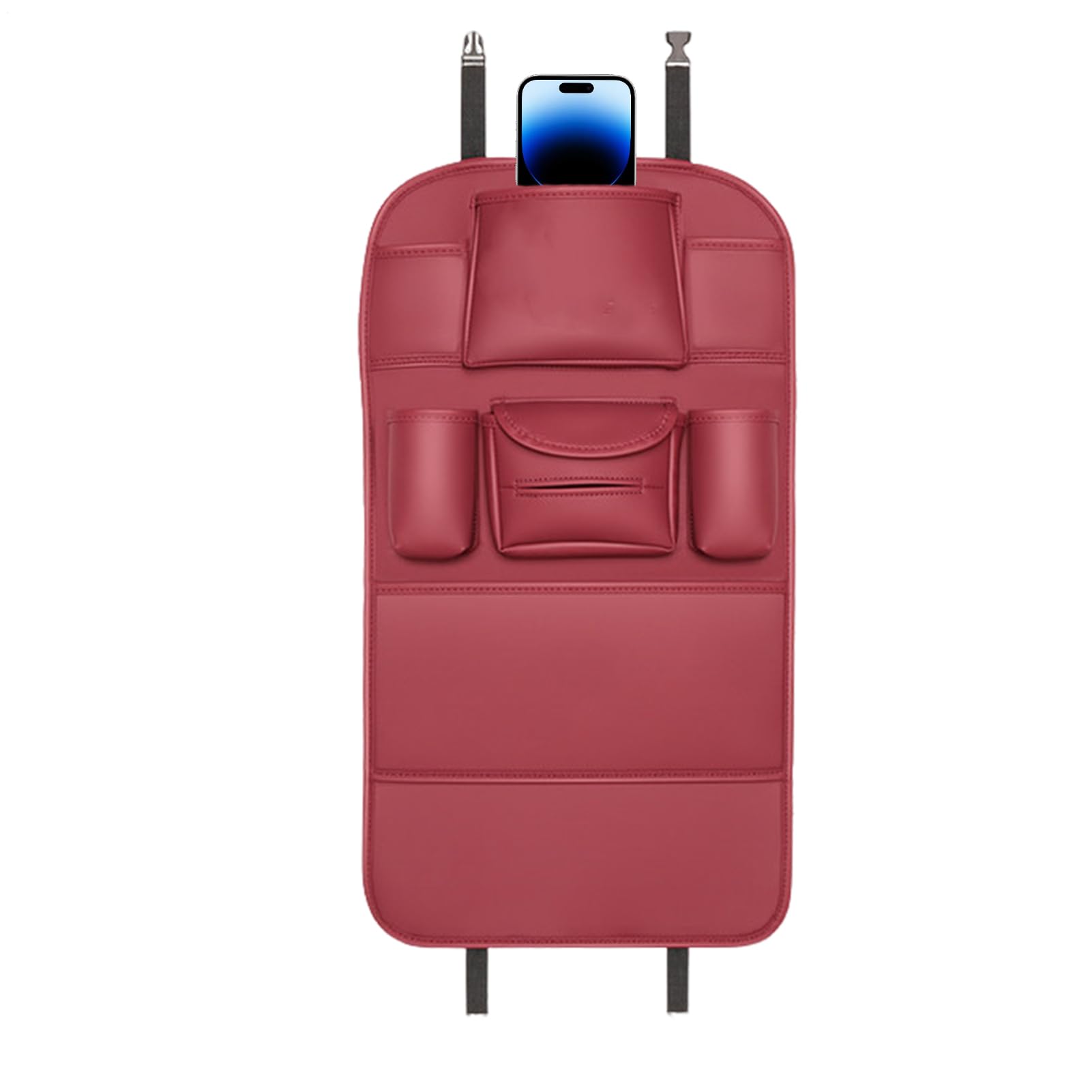 Organizador para la Parte Trasera del Asiento Bolsillo de Almacenamiento | Organizador Para Asiento Trasero Para Coche Camioneta SUV Furgoneta Viaje Carretera Camping Trayectos Largos
