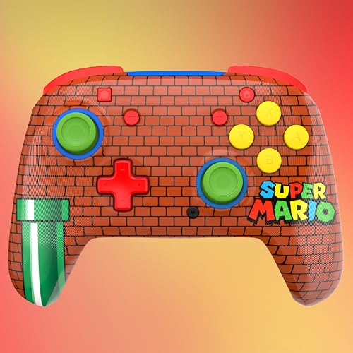 Turtle Beach Rematch Wireless Controller: Mario Bricks Reveal – Officially Licensed by Nintendo. Also works with Nintendo Switch 2 (C Button is not on this controller)