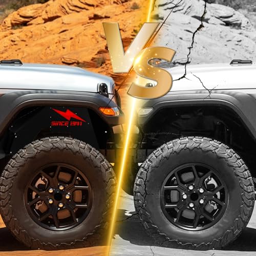 Image of YZONA for Wrangler JL Front Inner Fender Liner Compatible with 2018-2026 Jeep Wrangler JL JLU & Gladiator JT 2 /4 Doors, Bolt-on Wheel Well Liners Off-Road Engine Protection