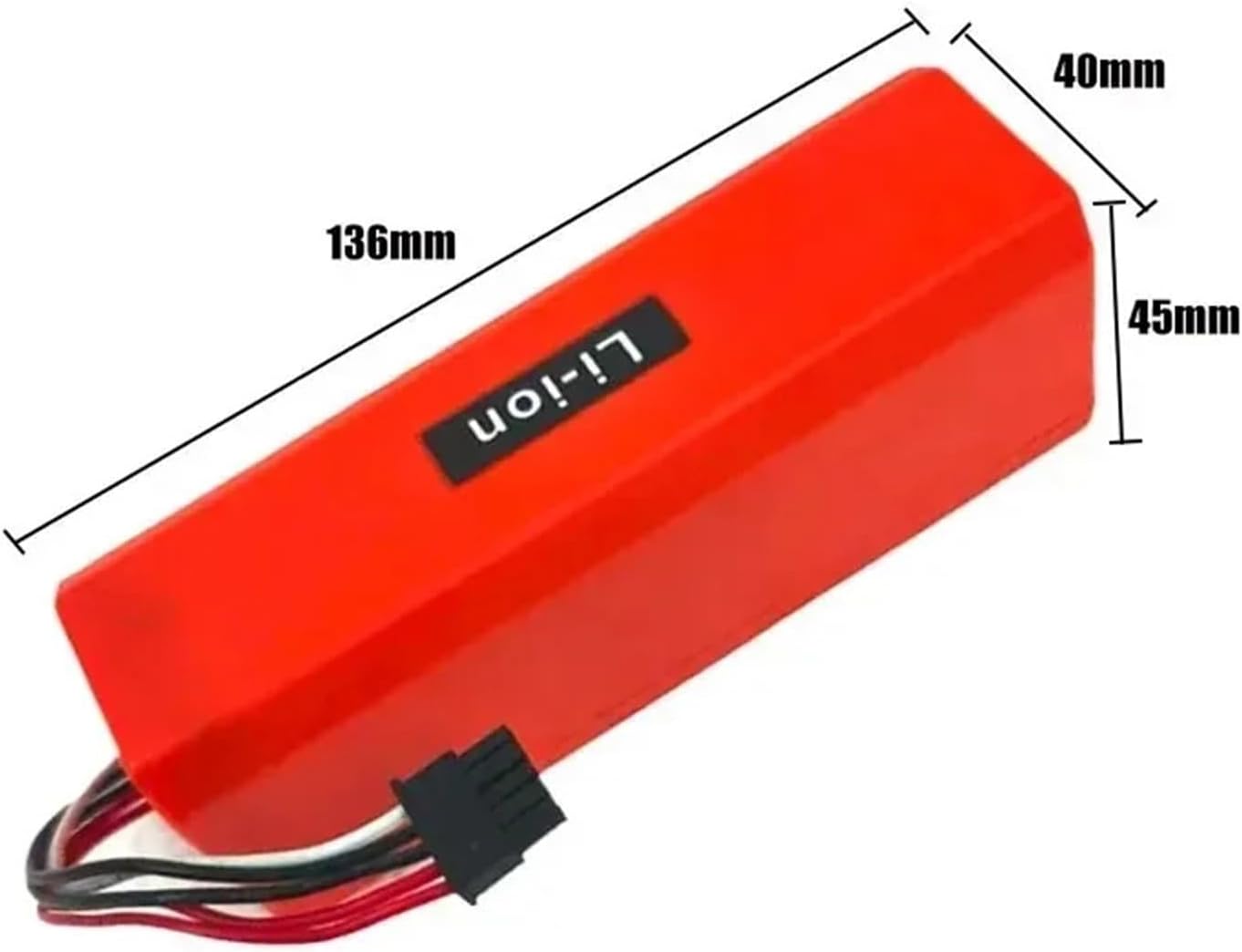 Battery D099-4S2P S1-260-4S2P，Compatible For Xiaomi，Compatible For MIJIA，Robot Vacuum-Mop 2 Pro MJSTS1 C101 MJSTP Cleaner Battery 12.8V(5200mAh 1pcs)