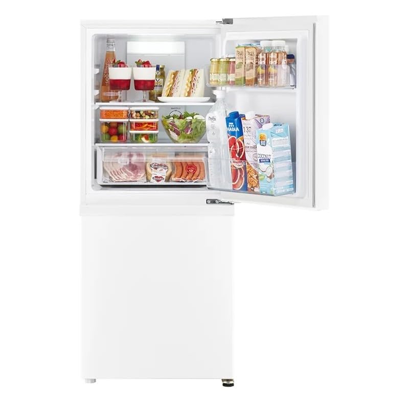Amazon.co.jp: 冷凍冷蔵庫 右開き 2ドア 139L 「SIMPLE＋」 AQR-14A-W