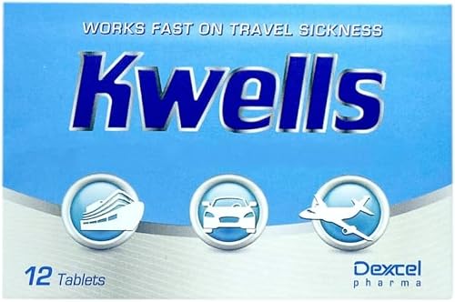 Travel Sickness Relief Tablets - Fast-Acting, Nausea and Motion Discomfort, 12 Tablets