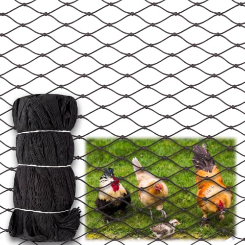 Yoojahow 25 x 25 ft Aviary Bird Netting Chicken Netting Comm
