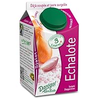 Déjà coupée et juste surgelée. ALLERGÈNES: AUCUN DÉSIGNATION LÉGALE DU PRODUIT: ECHALOTE SURGELEE 12X100G REV