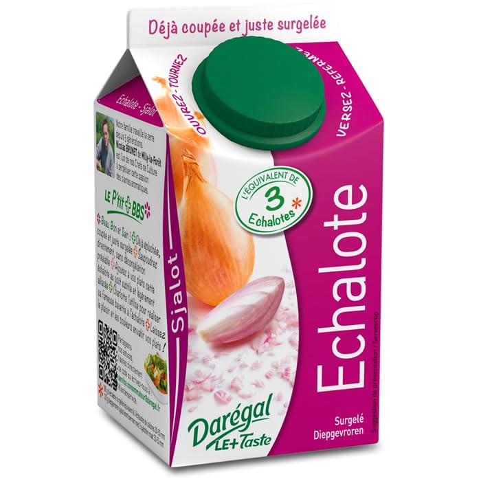 Echalote coupee surgelee