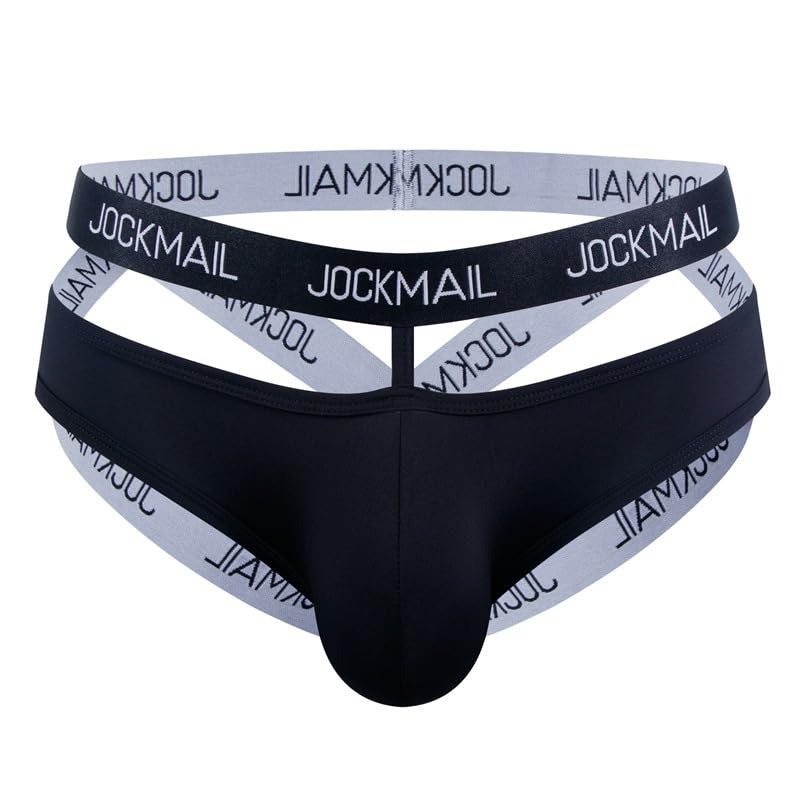 JOCKMAIL Mens Low Waist Jockstrap Underwear Sexy Mesh Athletic Supporter Men Sports Underwear3