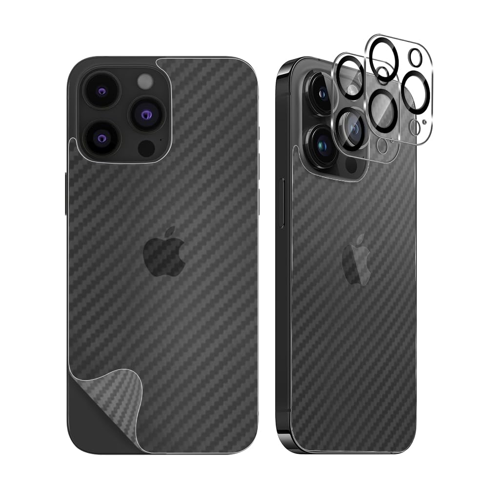 Amazon | MosFoil 【4枚セット】 iPhone 15 Pro 対応 背面フィルム 2枚 