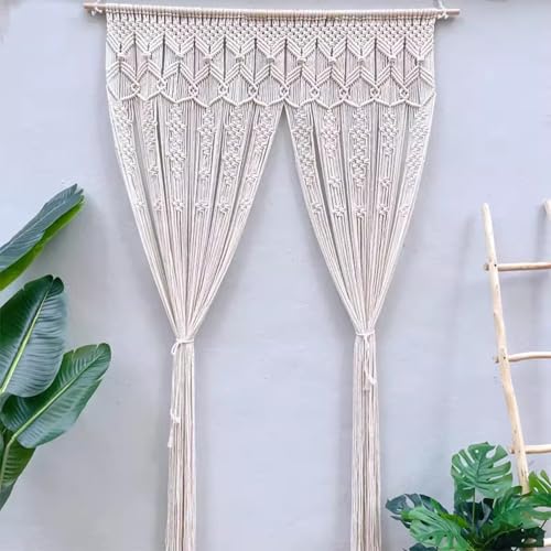 Bawełniana buława do drzwi i przegrody gobelin ręcznie robiony wiszący na ścianie Ele Home Decor Sle