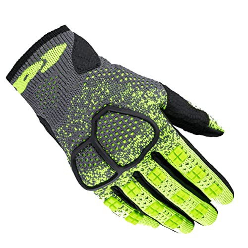 Veste Moto Cross Knit Spidi Jaune Fluo en Taille M pour Pilote Deux-Roues