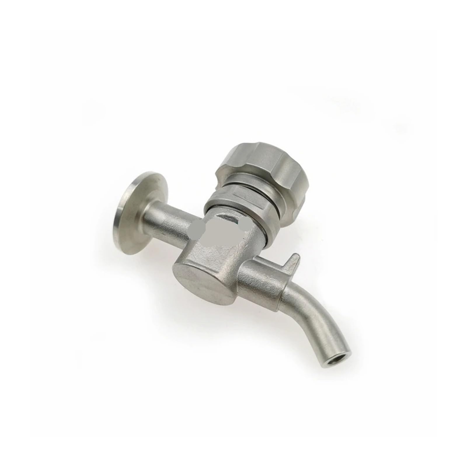 RCGKNNMUZ 34mm Tri Clamp Sample Valve with Cooling Coil Stainless Steel SS316 Homebrew Conical Fermenter Accessories(34mm Valve Only)