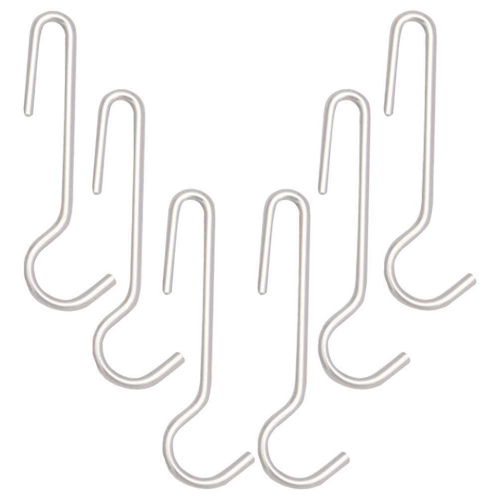 Range Kleen Chrome Pot Rack Accessory Hooks, 6 Pieces
