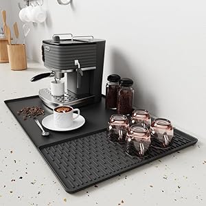 Sanliuba Silikon Abtropfmatte für Kaffeemaschine Z026