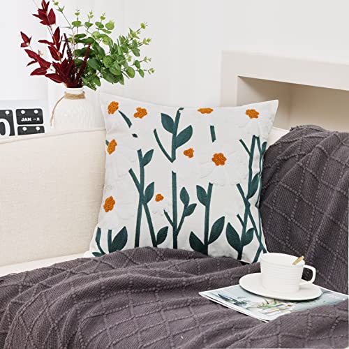 Btfortune BZ8-1 Boho Throw Pillow Covers 18X18 Inches cover