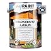 Produktbild myPAINT® Holzschutzlasur (2,5L, farblos) seidenglänzende Holzlasur Außen- Holz Grundierung - Holz Lasur - Holzlasur Aussen - Made in Germany