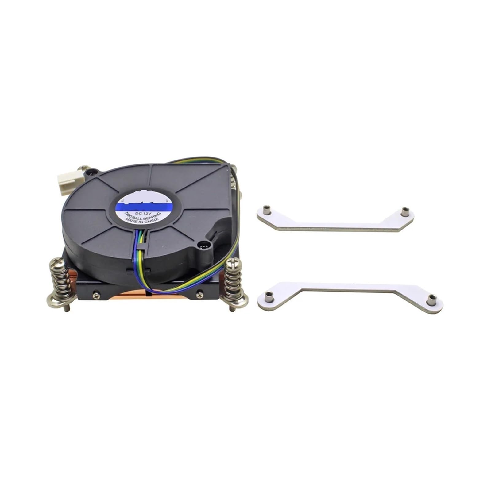 Chłodnica procesora serwera 1U wentylator miedziany radiator kompatybilny z LGA 1155 1156 1150 1151 chłodzenie komputera przemysłowego