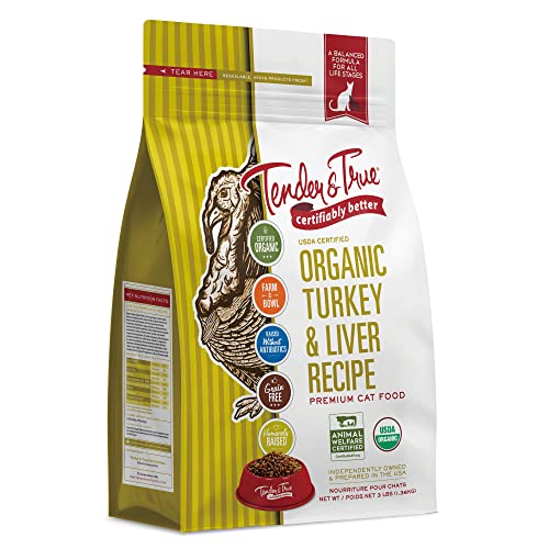 Tender-True-Organic-Turkey-Liver-Recipe-Cat-Food-3-pound-Pack-of-1