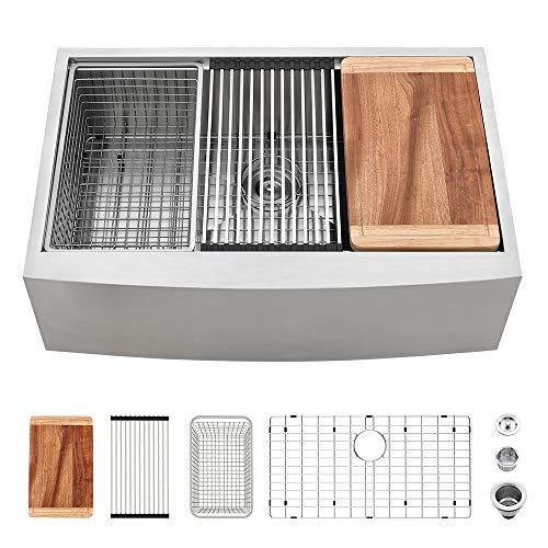 Buy 30 Inch Farmhouse Sink Stainless Steel VASOYO 30x22 Farmhouse