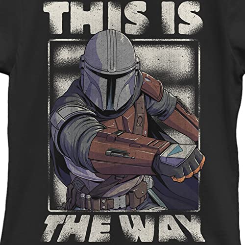 The Mandalorian Girl's Star Wars This is The Way Mando T-Shirt2