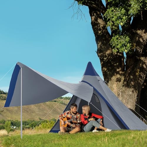 Carpa Piramidal para Camping con Protección UV y Resistente al Viento miniatura 5