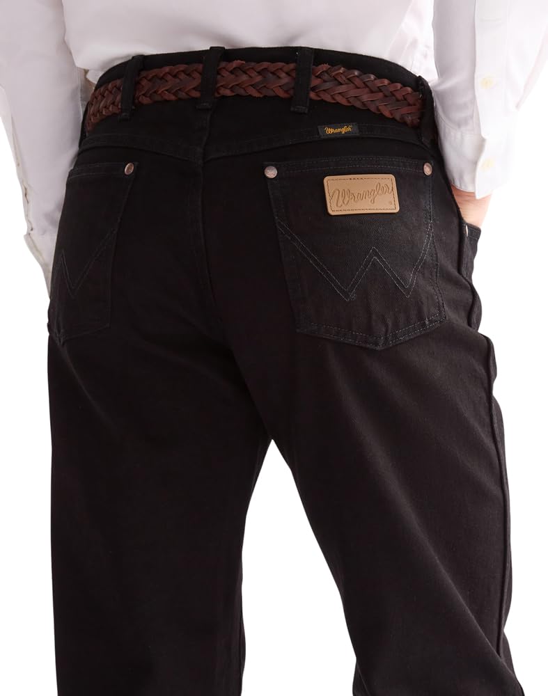 Wrangler - Cintura Uomo - 100% Pelle - Braided Belt - Nero
