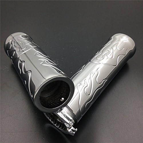 Motorbike Billet Flame style 7/8'' HAND GRIPS Fit for Shadow 750 Spirit Aero ACE Chromed