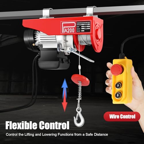 Cabrestante eléctrico 440lbs con control remoto 110V miniatura 5