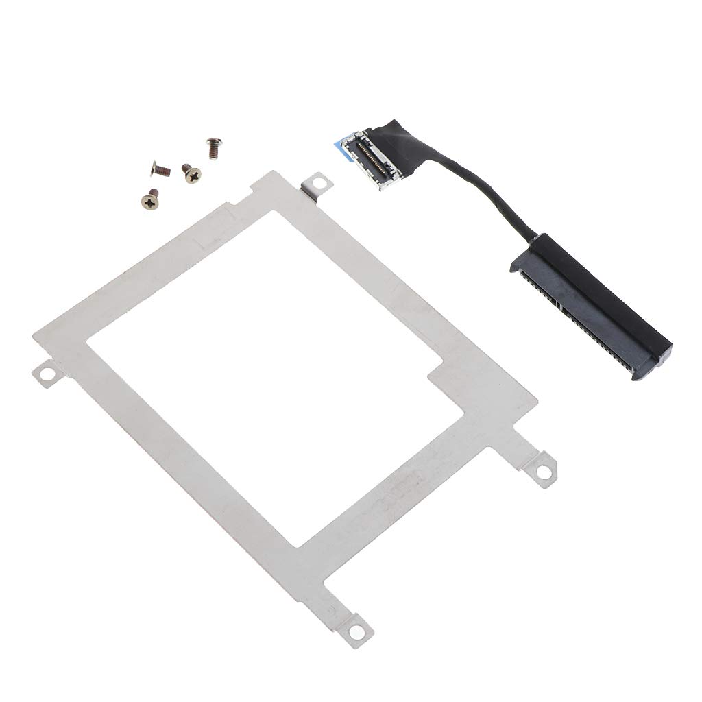 JUNESUN Hard Disk Drive Caddy Tray Bracket SATA Cable Connector For Dell Latitude E7440