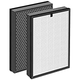 Molvgoc 2 PACK BKJ-33 Replacement Filter For COLZER BKJ-33,colzer bkj-33 air purifier filter replacement， 3 IN 1, H13 True Hepa With High efficiency Activated Carbon and Pre Filter, 2 Pack
