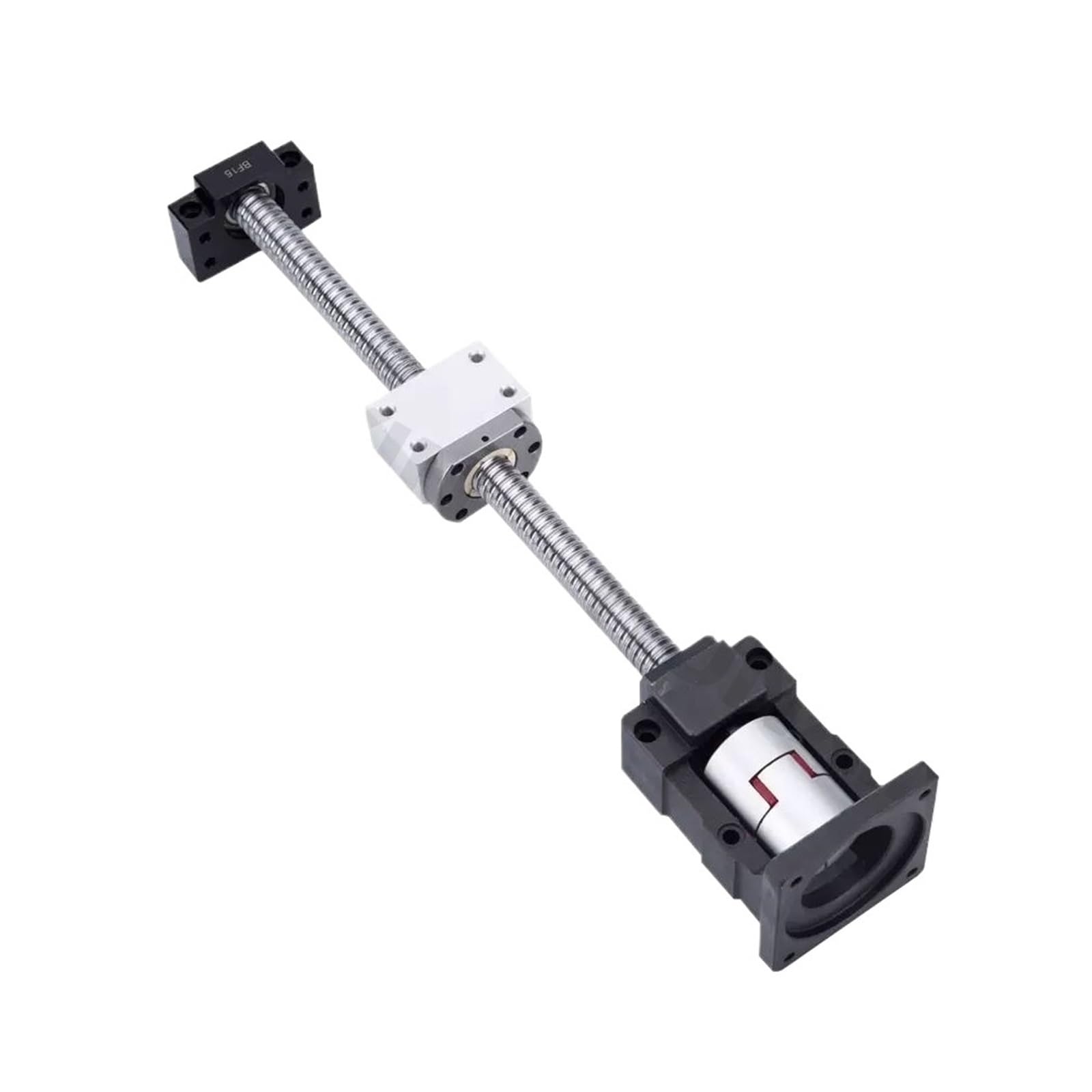 Metal Ball Screw nut end Processing SFU2005 L300-1000mm Ball Screw Kit with Single Nut+BF15+DSG20H+Coupling+HM15-57 Motor Mount(700mm)