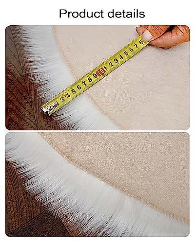 Tapis épais et moelleux orange pour protéger les pieds du sol froid