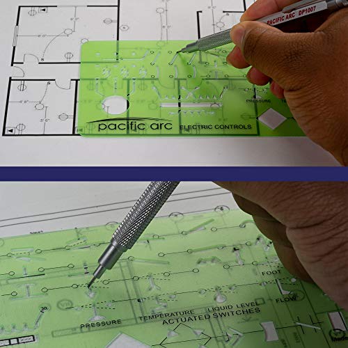 Image of Pacific Arc Electrical Controls Template Guide, Standard Symbols Used in Machinery and Automation Circuits