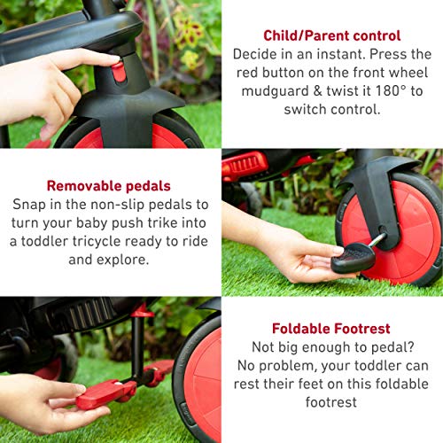 smartrike smartfold 300 folding baby tricycle