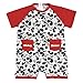 Cerdá Bebe Niño de Disney Mickey Mouse-18 Meses-100% Algodon Pelele, Rojo, 18 Meses para Bebés