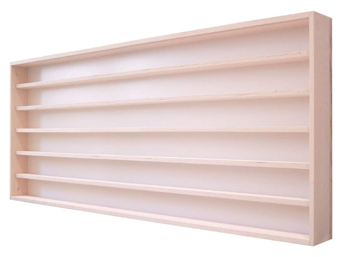 Alsino V-130.6 Vitrine Spur HO & N, Regal H0 130 cm 6 Fächer