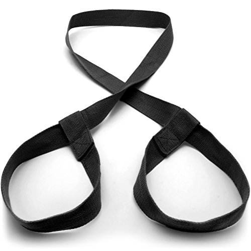 CampTeck Yoga Mat Strap polyester 180cm x 3.8cm adjustable durable shoulder yoga mat sling for Pilates, Exercises, Aerobics, Outdoor and Sports Mats - Image 3