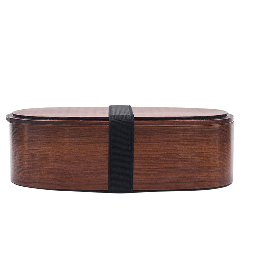 Lot de 5 couverts en bois avec rangement double couche, ce qui le rend facile à transporter et a une grande capacité intégrée de vaisselle comme indiqué