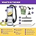 ProTeam Commercial Backpack Vacuum, Super CoachVac Vacuum Backpack with HEPA Media Filtration and Xover Multi-Surface 2-Piece Wand Tool Kit, 10 quart, Corded