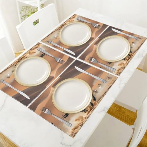 Set de table lavable pour protéger la table des taches de chaleur lot 6 - 6