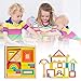 Produktbild Steckspiel Holz Formen und Farben, Hölzernes stapelndes Spielzeug, großes Verschachtelungs-Puzzlespiel blockiert pädagogisches Spielzeug für Kind-Baby-Kleinkinder