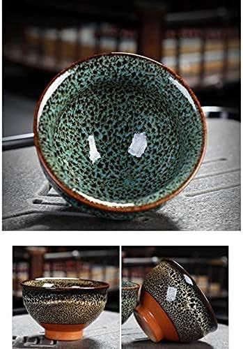 Japanese Sake Set Colorful Handmade Ceramic Cup Set Celadon Tea Cup Tea Set 2.5 Oz 6 Color Pottery Tea Cup Sake Tea Cup Traditional Hand Painted Sake Set