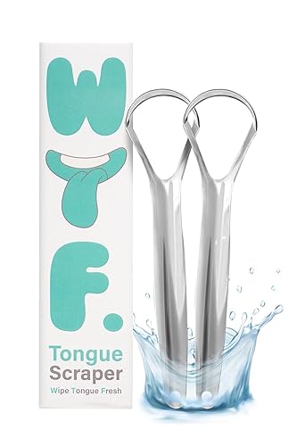 Raspador de lengua fresco para adultos  Raspador de lengua 100% acero inoxidable para cuidado bucal  Limpiador de lengua  Limpiador de lengua disponible en Yaxa Guatemala