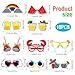 Imagen de Theiuaoqwe 10 Pares de Gafas Fiesta Hawaianas Artículos Divertidos y Accesorios Photocall adecuado para Fiestas de Verano